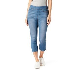 Signature By Levi Strauss & Co. Gold Label Shaping Pull-On Capris Me Indigo 10‎